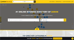 Desktop Screenshot of akrononline.us